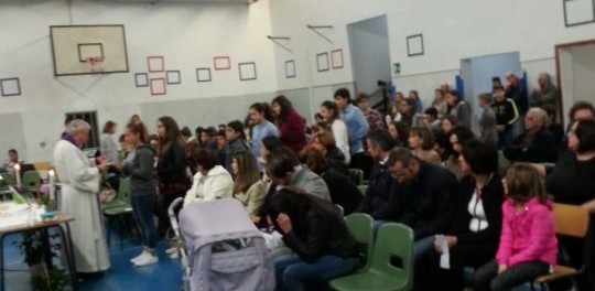 santa messa a scuola per antonio perrella