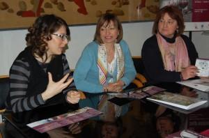 da sx, Daniela Settimi, Donatella Tesei, Fernanda Cecchini