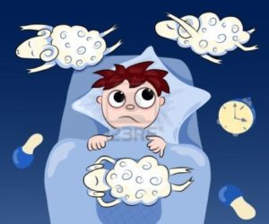 13593223-il-ragazzo-ha-una-illustrazione-insonnia-egli-conta-le-pecore
