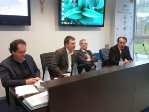 Da sinistra Claudio Moretti, Giuseppe Mariucci, Luciano Mattozzi, Giancarlo Pagana (2)