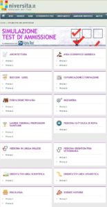 Simulazioni Test di ammissione 2