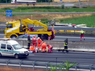 Incidente in A1 un morto e quattro feriti, zona Orvieto