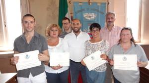 Marsciano, la consegna degli attestati alle nuove attività commerciali nel centro storico