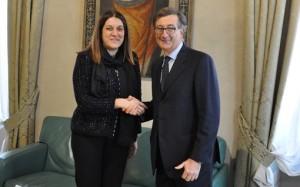 Presidente Marini incontra Carmelo Gugliotta