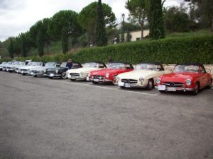 A Perugia il "Raduno del ventennale" delle Mercedes d'epoca
