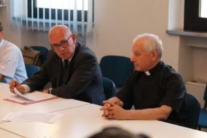 Stefano Vinti e padre Martino Siciliani
