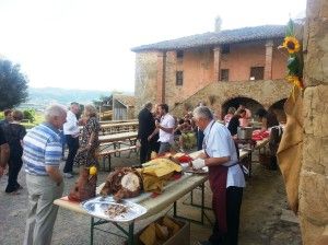 Un momento della festa