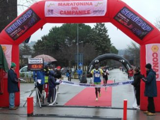 Bernard Kipsang Chumba all'arrivo