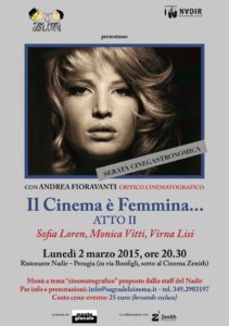 Il Cinema è Femmina Nadir 2 marzo 2015