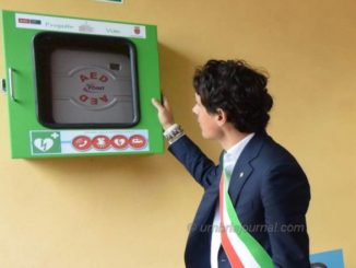 Defibrillatore al percorso verde di Pian di Massiano a Perugia