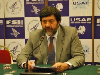 Adamo Bonazzi, segretario generale dell'Fsi