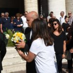 Funerale di Stefano Tortoioli, tanti in basilica per l'ultimo saluto