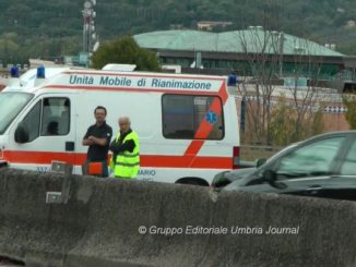 Ambulanza coinvolta in incidente a Collestrada di Perugia, nessun ferito