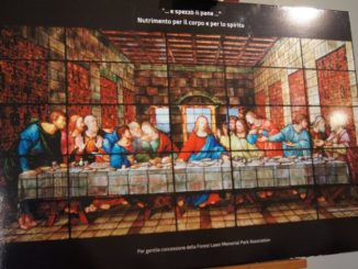 La Cena di Leonardo, l'interpretazione in vetro di un capolavoro