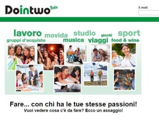 Dointwo, il nuovo sito per fare con chi ha le nostre stesse passioni