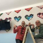 La nuova carta da parati nel reparto di oncologia