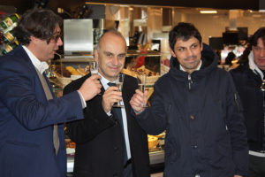 Da sinistra Flaviano Bazzucchi, Gianpiero Bocci, Andrea Romizi