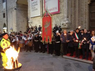 Anche Perugia 1416 alla luminaria di San Costanzo