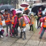 Piedibus scolastico, un flash mob di carnevale per di "no allo smog"