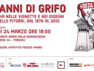 40 anni di Grifo, il Perugia nelle vignette di Pitorri