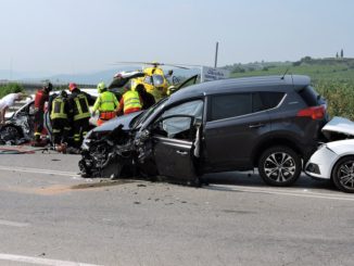 Incidenti mortali, aumento in Umbria, il 70 per cento per distrazioni nella guida