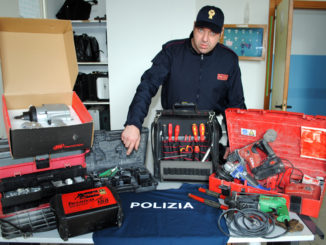 Trovati attrezzi da lavoro, si cercano proprietari