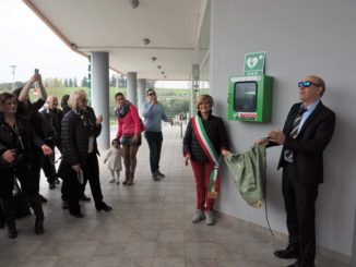 Inaugurata a Piccione colonnina salvavita