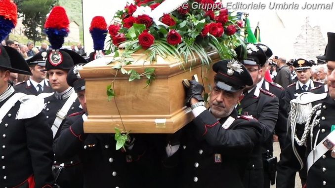 Celebrato funerale del Maresciallo Capo Massimo Massaccesi [FOTO]