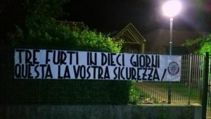 Nido Ponte Pattoli, CasaPound: "Questa è la vostra sicurezza!"