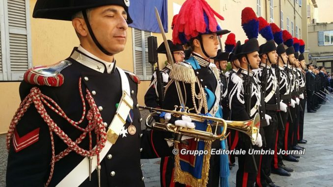 Carabinieri, celebrati a Perugia i 202 anni dell'Arma