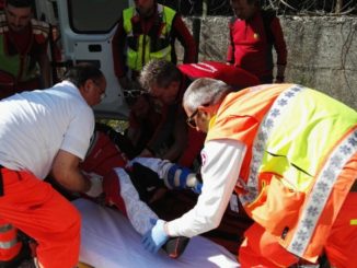 Motociclista salvato dal Soccorso alpino a Nocera Umbra