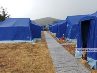 Terremoto Norcia, arrivano le prime tende, container prima di Natale