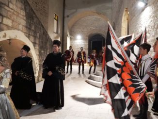 Un momento rievocativo che ha preceduto il Convivium epulonis venerdì 9 settembre