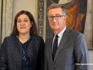 Saluto della Presidente Marini al questore Carmelo Gugliotta
