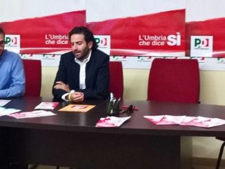Giacomo Leonelli e Michele Moretti presentano la Festa dell'Unità di Marsciano