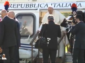 Sete di Pace, Papa Francesco è atterrato ad Assisi