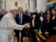 Papa Francesco arriva ad Assisi, sindaco Proietti, il suo saluto