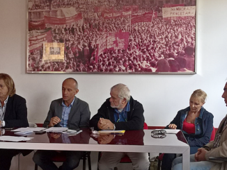 La conferenza stampa di questa mattina alla Camera del Lavoro della CGIL di Perugia