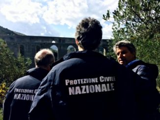 Ponte Delle Torri Spoleto, terremoto, sopralluogo protezione civile