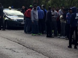 Protesta profughi a Cenerente di Perugia, risiedono a Prugneto