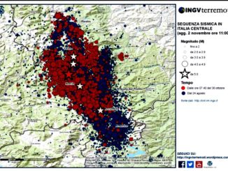 Terremoto Centro Italia, dal 24 agosto oltre 21.600 scosse