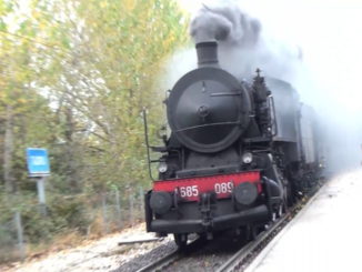 Un viaggio con il vecchio treno a vapore per i 150 anni della linea ferroviaria Terontola-Foligno