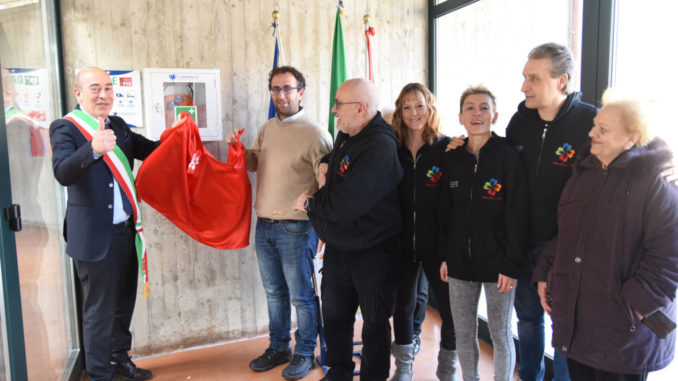 Due colonnine con defibrillatore inaugurate a Santa Sabina e San'Orfeto