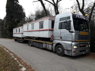 Arrivano altri maxi caravan e casette mobili per i terremotati di Norcia e Cascia