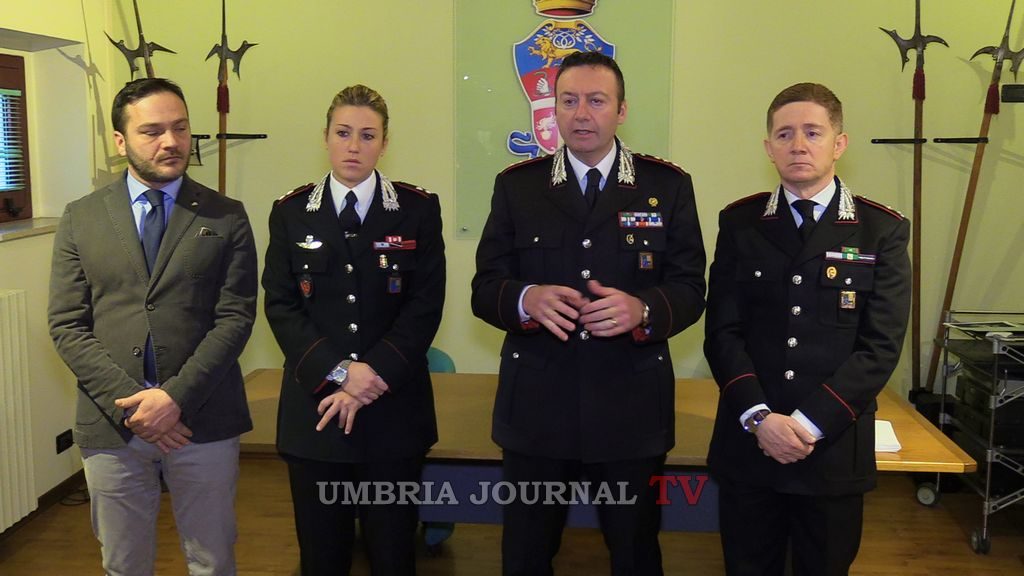 Bilancio fine anno Carabinieri Perugia e provincia, Piccinelli, controllo territorio funziona