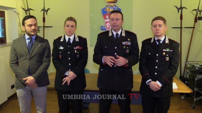 Bilancio fine anno Carabinieri Perugia e provincia, Piccinelli, controllo territorio funziona