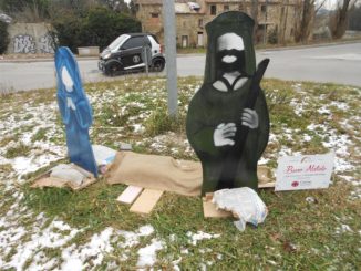 Rubato il “bambinello” di una delle Natività di Ponte San Giovanni