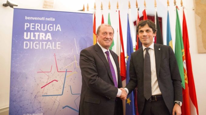 Perugia, open fiber, cablato in fibra ottica ultraveloce il 50per cento della città