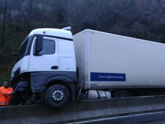 Incidente Narni, mezzo pesante sbanda lungo il new jersey