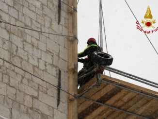 Ricostruzione sisma, i Vigili del Fuoco restano sul territorio